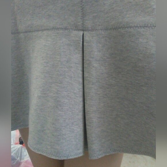 BNWOT MADEWELL SZ. 2 MINI SKIRT PLEATED HEATHERED GREY SHARP CLASSY & ELEGANT - Picture 9 of 10